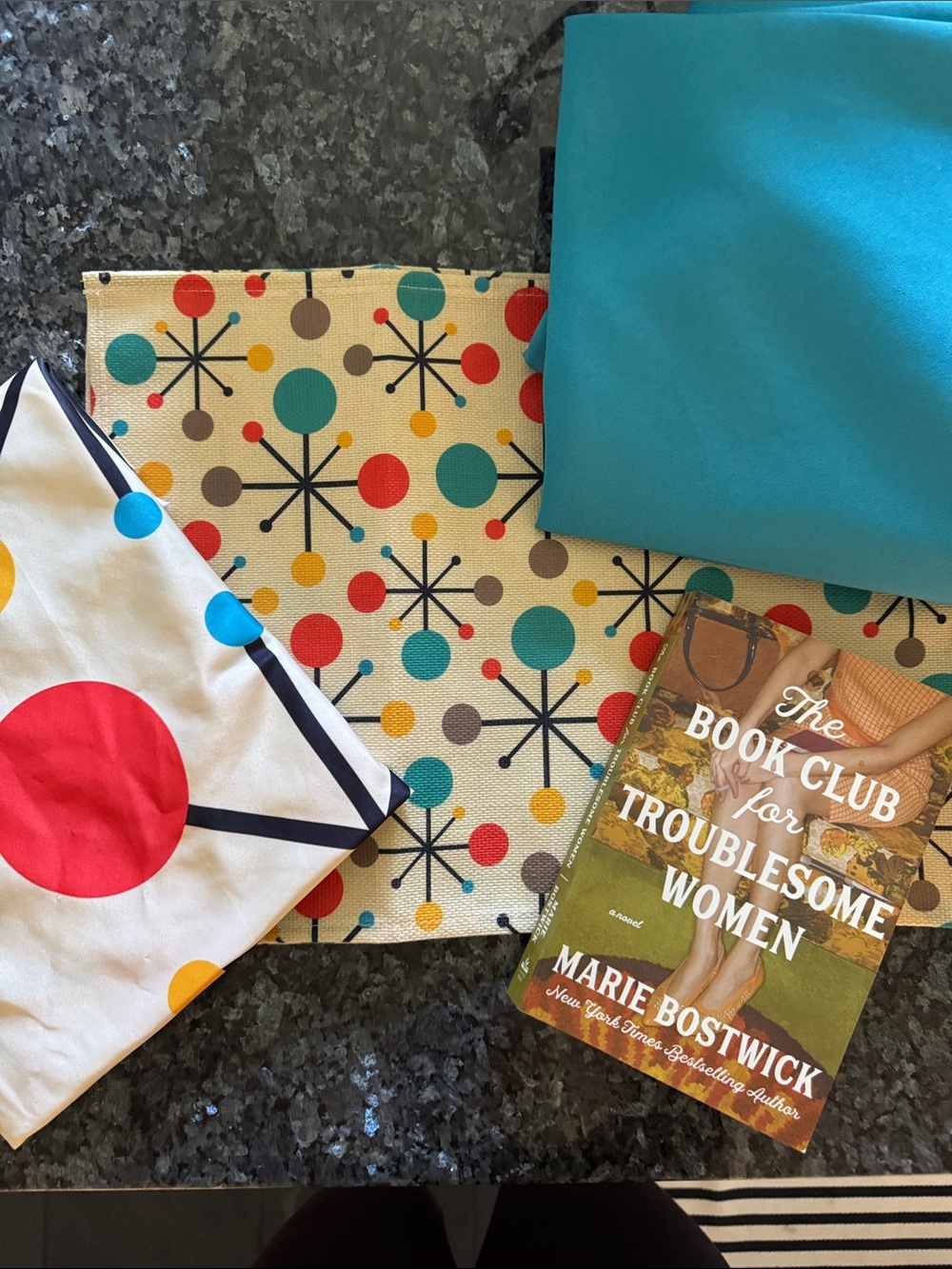 The Book Club for Troublesome Women Book and hosting Decor